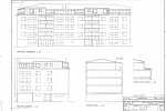 Slottsgatan 121-123 fasad väster o sektion