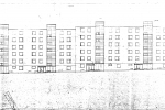 Slottsgatan 125-131 fasad mot norr