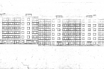 Slottsgatan 125-131 fasad mot söder